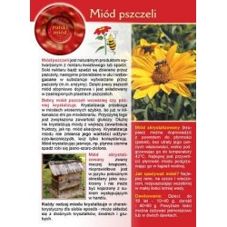 ulotka informacyjna-miód pszczeli, 20 sztuk